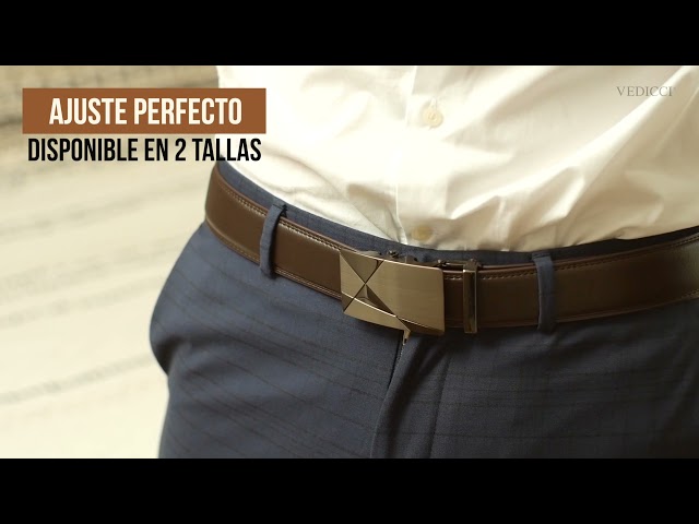 Vídeo relacionado con Superdry Cinturón de cuero clásico para hombre, cinturón de vestir casual e inteligente para hombre con hebilla de metal, cinturón de jeans y chinos duradero para uso diario (Y9210122A), canela, M