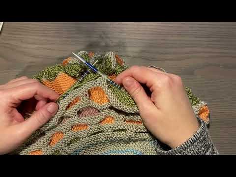 Strick- Basics #8 - backwards loop cast on method - der Daumenanschlag