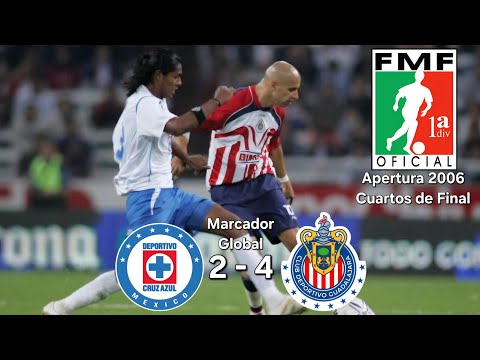 Cruz Azul 2 - 4 Guadalajara | Apertura 2006 - Cuartos de Final | Liga MX