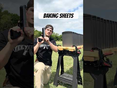 How Many Baking Sheets Would it Take to Stop a Bullet?