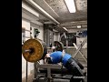140kg Reverse Grip Bench Press 6 reps for 5 sets easy