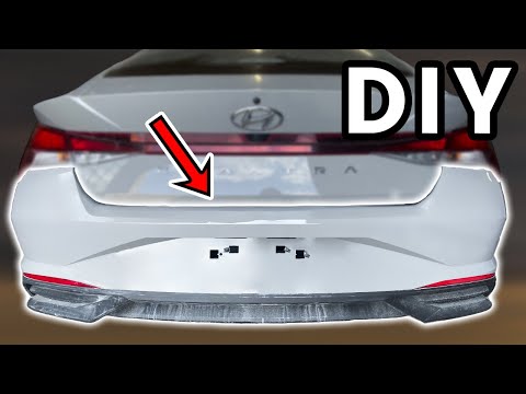 DIY (2021 - 2023) Hyundai Elantra Rear Bumper Removal | How To Remove Hyundai Elantra Rear Bumper