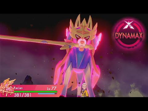 What happens when Zacian & Zamazenta Dynamaxing in Pokémon Sword & Shield