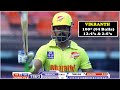 Vikranth Reaches To His Century In Style Against Telugu Warriors | 100(64Balls) 13-4's & 2-6's