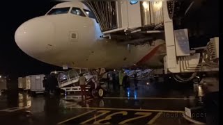 Landing in a stormy rainy night at Cochin India �