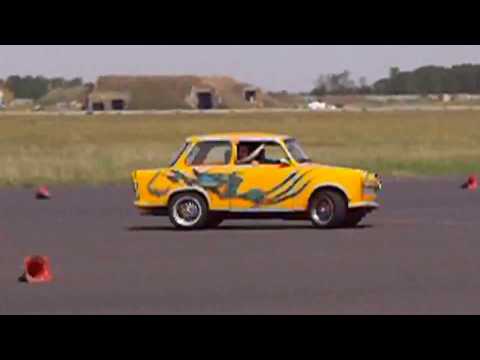 Trabant Slalom LQ anno 2007 ☭ Trabik Tökölön (Retro-Autós Találkozó baráti körben)