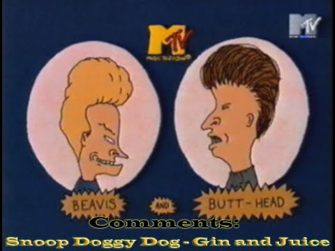 90s Throwback: Beavis and Butt-Head reacts to Snoop Doggy Dog - Gin and Juice [1994]
