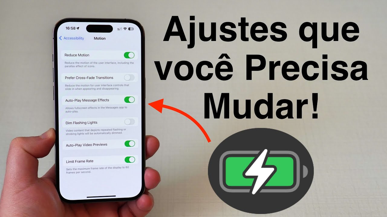Ajustes Que Você PRECISA Mudar Para Economizar Bateria no iPhone!