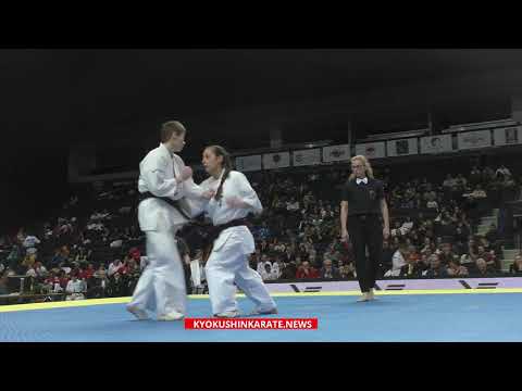 WKO EC 2019, Final -50 Erika Zeburtovic (Lithuania, aka) - Alona Veresniak (Ukraine)