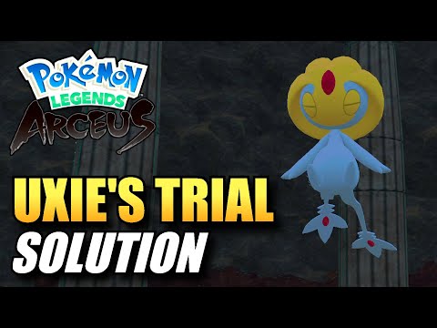 Pokemon Legends: Arceus - Uxie's Trial Solution (The Trial Of Lake Acuity Mission Guide)