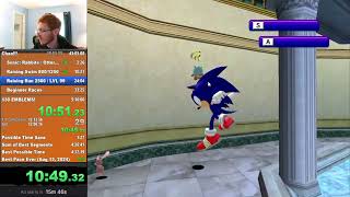 Sonic Adventure 1 and 2 - 310 Emblems Speedrun in 13:28:48.89 (15:05:02.86 RTA)