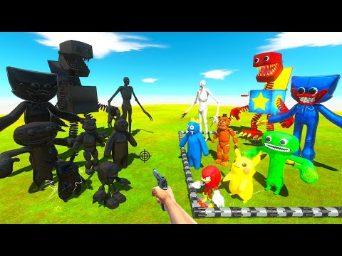 FPS Avatar Rescues Creepy Monsters and Fights Shadow Itself - Animal Revolt Battle Simulator