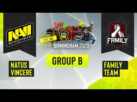 Dota2 - Natus Vincere vs. Family Team - Game 1 - ESL One Birmingham 2020 - Group B - EU