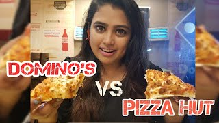 Best pizza Dominos vs Pizza hut | Food for Farina