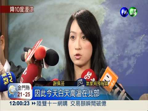 東北季風報到! 北台高溫降10度