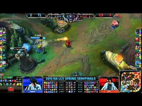 Cloud 9 vs Team Liquid | Game 4 Semi Finals S5 NA LCS Spring 2015 playoffs | C9 vs TL G4 VOD