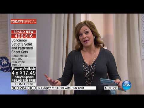 HSN | Concierge Collection Bedding / Beautyrest Mattresses 09.05.2016 - 12 PM