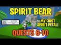 Spirit Bear Quests 6-10 - My First Spirit Petal! - Bee Swarm Simulator