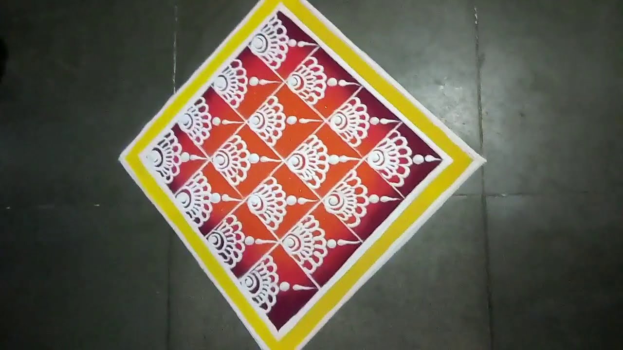 beautiful sanskar bharati rangoli design by jyoti