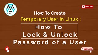 How to Lock & Unlock Password of a User in Linux | Linux user management | Passwd Command in Linux