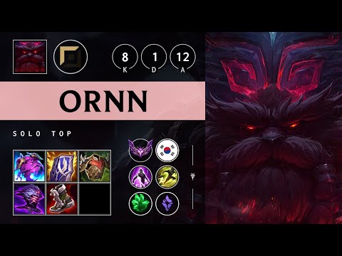 Ornn Top vs Dr. Mundo - KR Master Patch 25.14