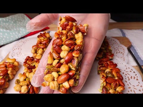 The Crunchy Nut Bars Way Better Than Eating Candy - Ready in 5 mins | No Sugar Treaters