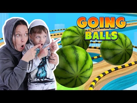 Beginner's chances in GOING BALLS | Gameplay with Ima and Jessy