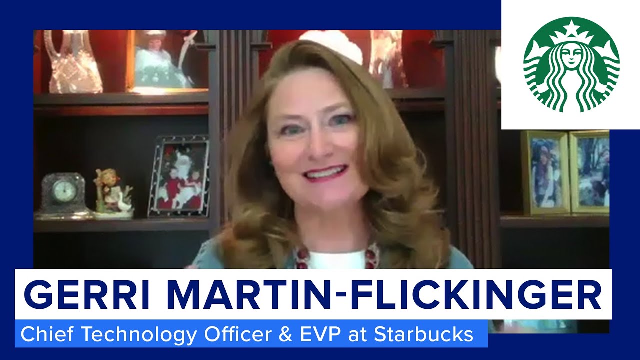 Gerri Martin-Flickinger (Starbucks CTO and EVP) Gives ... - YouTube