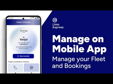 limoexpress How to Manage your Fleet and Bookings with our Mobile App