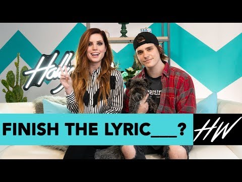 Audien and Sydney from Echosmith Play Finish The Lyric!! | Hollywire