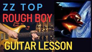 ZZ Top - Rough Boy (guitar lesson)