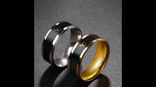 خاتم ذكي لقياس درجة الحرارة