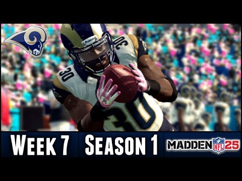 Madden 25 Rams Connected Franchise - Week 7 @ Panthers - Season 1