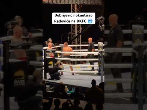 Stefan Dobrijević nokautirao Dušana Radovića na BKFC eventu u Budvi #bkfc