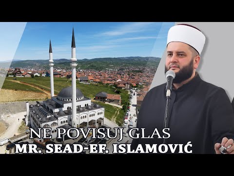 Ne povisuj glas ⁴ᵏ mr. Sead-ef. Islamović #hadzimehovadzamija