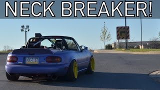 Stanced Miata Terrorizes Penn State!!!