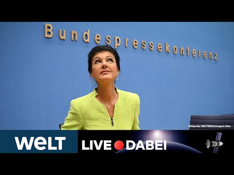 WAGENKNECHT-PARTEI: Ex-Linke will Politik in Deutschland grundätzlich verändern | WELT Live dabei