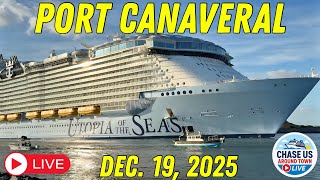 🔴 LIVE: Watching the Cruise Ships Leaving Port Canaveral LIVE! (Dec. 19, 2025)