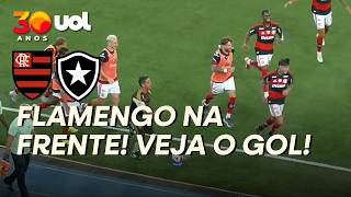 GOL DO FLAMENGO! PULGAR COLOCA O RUBRO-NEGRO NA VANTAGEM CONTRA O BOTAFOGO