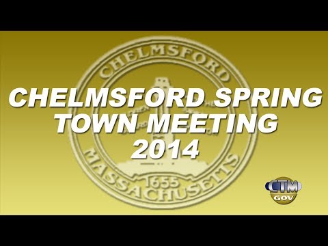 Town Meeting: Spring Day 1 - April 29, 2014