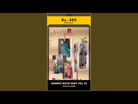 Ganpati Batik Pant Vol 15 – product video thumbnail