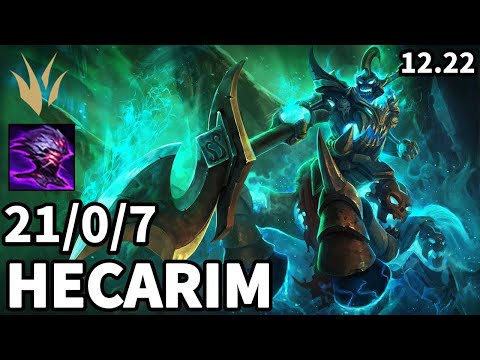 Hecarim Jungle vs Camille - KR Master | Patch 12.22