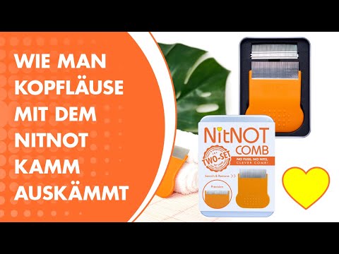 Wie man Kopfläuse mit dem NitNOT Kamm auskämmt