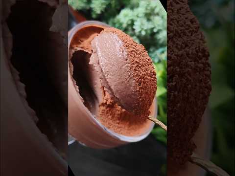 high protein chocolate mousse #trending #food #recipe #shortvideo #viralvideo #youtubeshorts #shorts