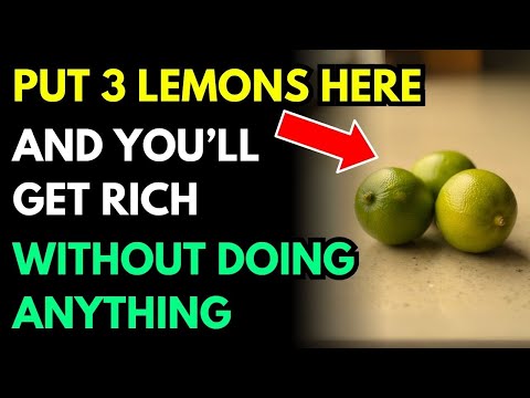 Place 3 Lemons Here, Wealth Will Come, Unstoppable Prosperity