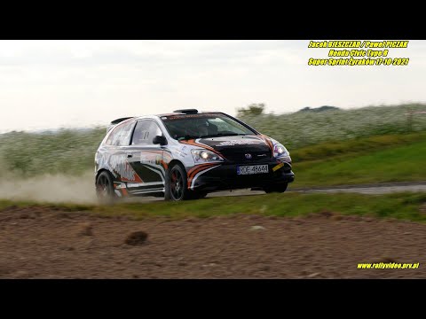 Jacek BIESZCZAD / Paweł PICZAK - Honda Civic Type R - Super Sprint Żyraków 17-10-2021