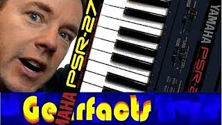 Video thumbnail for Yamaha PSR-27 with cool FM sounds (DASS system) by Gearfacts