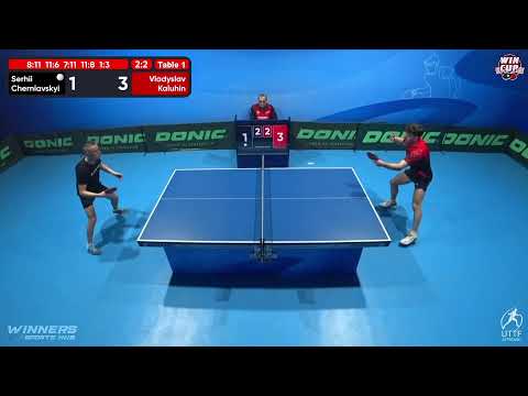 19:30 Serhii Cherniavskyi 2-3 Vladyslav Kaluhin West 3 WIN CUP 24.11.2022 | TABLE TENNIS WINCUP