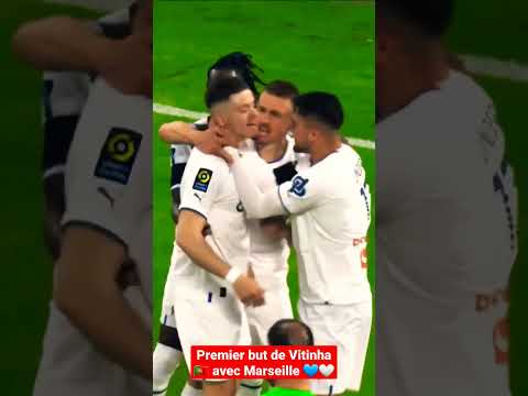 PREMIER BUT DE VITINHA 🇵🇹 AVEC L'OM ! #om #olympiquedemarseille #ligue1 #editfootball #om #vitinha