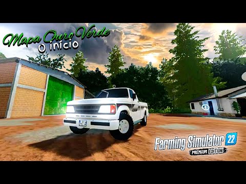 Farming Simulator 22 na Fazenda Ouro Verde o início - minha sede no FS22 EP:01